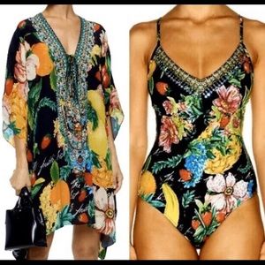 CAMILLA FRANKS CALL ME CARMEN KAFTAN/SWIMSUIT SET
